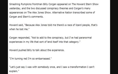 Billy Corgan Shapeshifter Witness