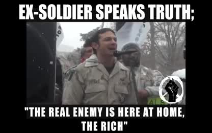 EX-SOLDIER SPEAKS TRUTH 