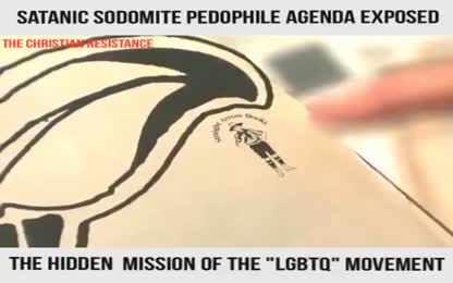 Satanic sodomite pedophile agenda