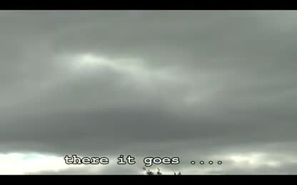 Something weird in clouds caught on tape 