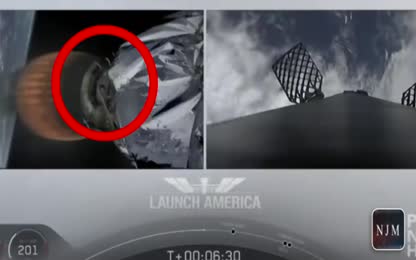 Should NASA and SpaceX be investigated for fraud Mouse caught on live rocket feed in space
