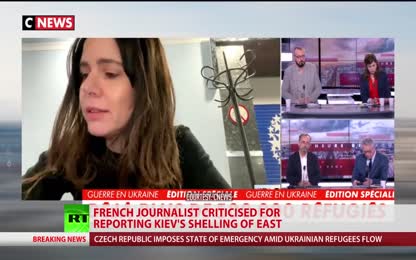 French journalist criticized for reporting Kiev’s government shelling civilians of Eastern Ukraine