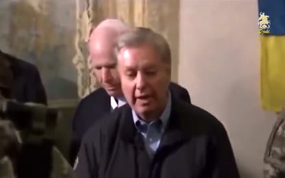Lindsey Graham - John McCain in Ukraine - Preparing for a proxy war with Russia -2016-.mp4