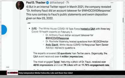 Fauci Files FINALLY drops on Twitter Big Lies Exposed