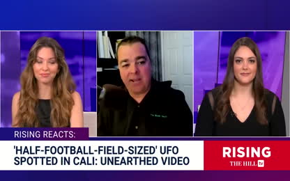 UFO HALF The Size Of A Football Field SPOTTED BY US Marines RELEASED FOOTAGE