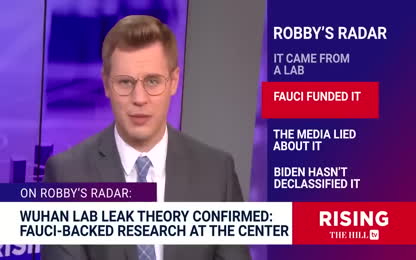 Wuhan Lab Leak ALL BUT CERTAIN- Fauci-Backed Gain-of-Function Connected To PATIENT 0 Robby Soave