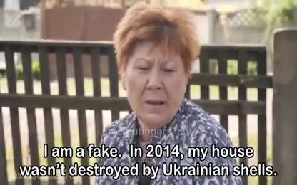 I am fake - Donbass victims of Ukrainian army