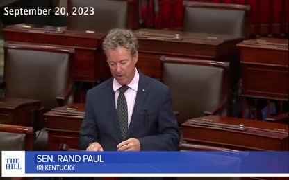 WATCH Rand Paul CHASTISES Ukraine AID In Government Spending Plan- Puts Leadership ON NOTICE