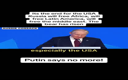 Putin message to the USA, who are you to make rules for the whole world??