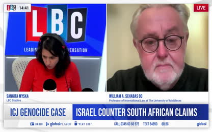 Israel will lose to South Africa says international law expert LBC