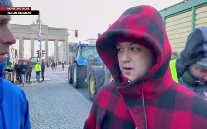 We investigated the German farmer protests