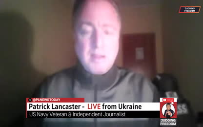 PATRICK LANCASTER Eye Witness of Ukraine Attack on Civilian Marketplace