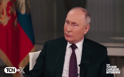 Tucker interviews Putin 2024 - west wants to ban it