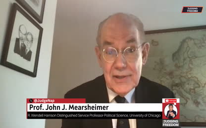 Prof. John J. Mearsheimer Netanyahu In Trouble