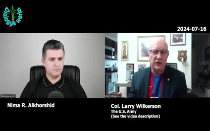 Col. Larry Wilkerson Assassination of Donald Trump -Ukraine Collapsing - Israel Has Lost Hands Down