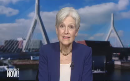 Green Pres and VP Candidates Jill Stein Butch Ware on Gaza and Fighting - Two Zombie Political Parties