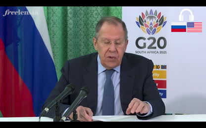 Minister Lavrov Explains Why the West Can’t Stop Russia’s Growth at G20 _ EN-RU interpretation