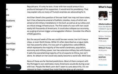 USA pushing for war with Iran over Israel - Redacted 6_5_2025