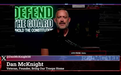 NO WAR WITHOUT CONGRESSIONAL APPROVAL_ FMR. MARINE DAN MCKNIGHT