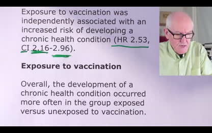 Chronic disease in children after vaccines