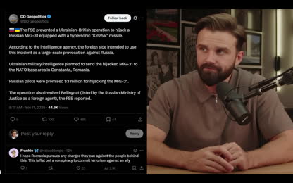 UKRAINE FAILED TO HIJACK RUSSIAN FIGHTER JET IN FALSE FLAG