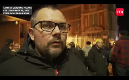 France Boils_ Angry Farmers &lsquo;HUMILIATE&rsquo; Macron; Spray Cow Blood, Dump Dung Outside Govt Offices