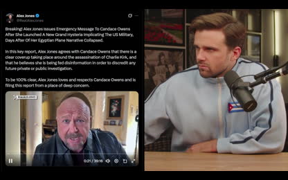CANDACE OWENS CLASHES WITH ALEX JONES OVER FORT HUACHUCA