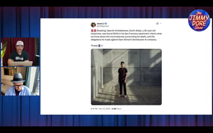 Tucker Accuses OpenAI Founder Sam Altman Of MURDERING Whistleblower!