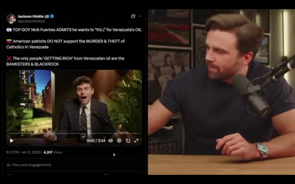 NICK FUENTES ABANDONED BY FANS OVER VENEZUELA PSYOP