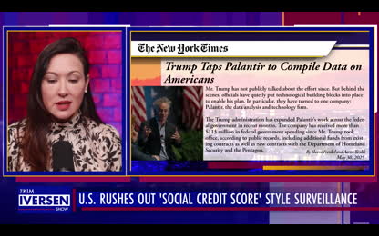 U.S. &rsquo;Social Credit System&rsquo; Being Used Against Americans - started in China by USA