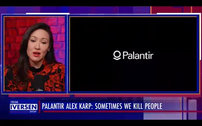 Palantir CEO： &rsquo;Occasionally We Kill People, Hope You&rsquo;re in Favor of That&rsquo;