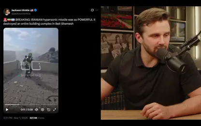 TEL AVIV BLASTED BY HUGE IRANIAN STRIKES