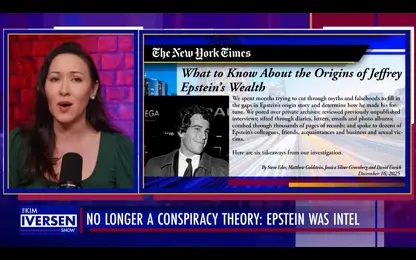 No Longer A Conspiracy Theory： Epstein Was Intelligence