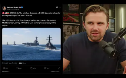 IRAN STRIKES U.S. CARRIER AS NAVY MUTINY SPIRALS